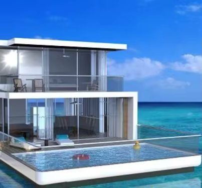 Customized Floating Luxury Villa With Swimming Pool
