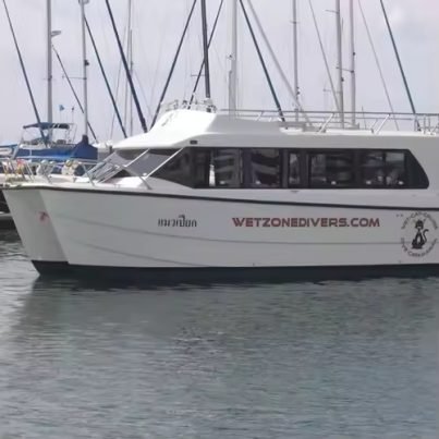 26 Passengers Catamaran Luxury Water Taxi Yacht Fiberglass 8.3M Fishing Cruiser for River Travel