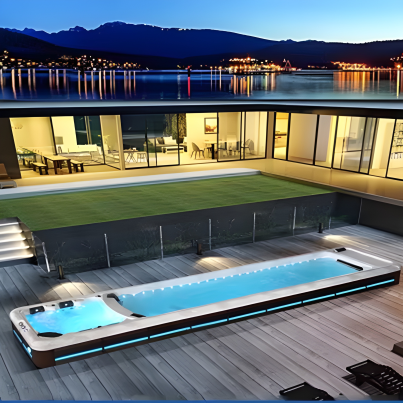 11.8m Portable Outdoor Acrylic Swimming Pool for Family Villa for Outdoor Entertaining