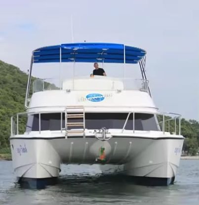 50-Passenger Catamaran Water Taxi Yacht Aluminum/Fiberglass/Steel Hull for Fishing and Cruising