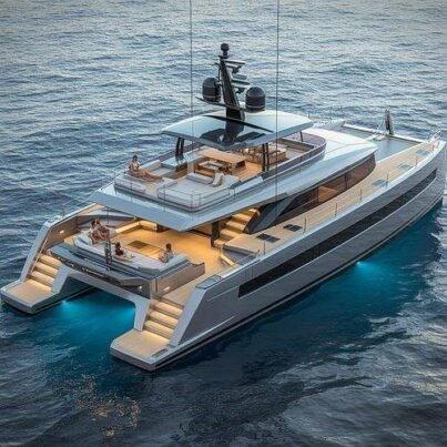 UBI 1820 Customized 8.3M 20 PAX Cruising Yacht Inboard Engine Passenger Aluminum Catamaran 30-35 Knots Touch Screen Control