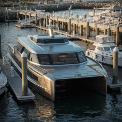 UBI 1675 Customized Aluminum HD-1180B Hull Cruising Yacht 11.8M 75 PAX Inboard Engine CN