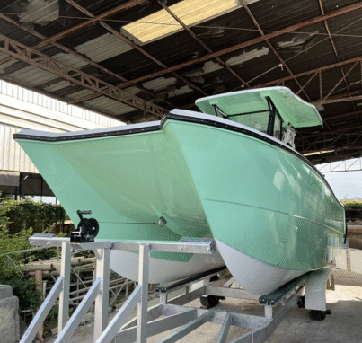 UBI 814 Customized Aluminum Cruising Yacht 18M 80 PAX inboard outboard Engine