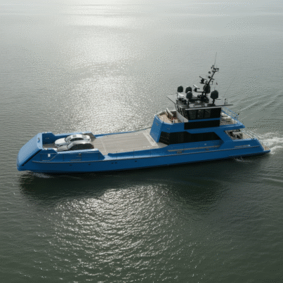 UBI 1220 customized 11.8M 20-PAX Welded Aluminum Cruising Yacht 350HP Inboard Petrol Engine 30-35 Knots Speed for Entertainment