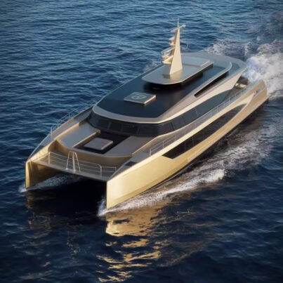 UBI 1235 Customized HD-1180B Aluminum Cruising Yacht 11.8M 35 PAX Inboard Engine