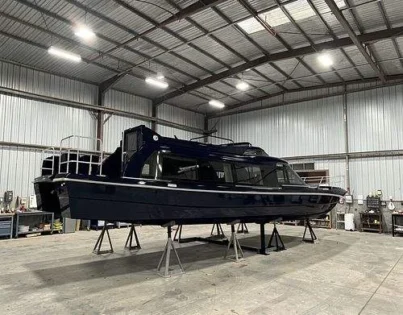 UBI 1130A customized 20 Passenger Luxury Water Taxi Ferry New Aluminum Diesel Fuel Electric Propulsion with Inboard Engine 11M