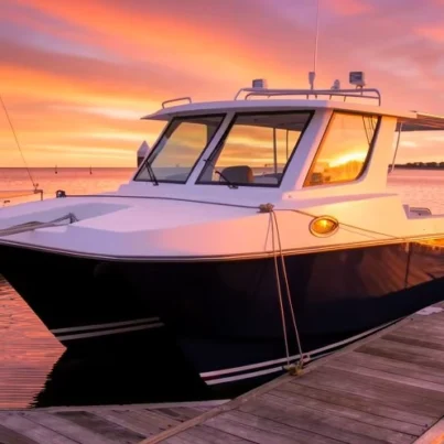 UBI 818 Customized Aluminum Catamaran Luxury Water Taxi Ferry for Fishing River Cruising Yacht 8.3M 14 Passengers