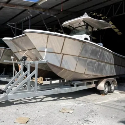 UBI 818 Customized Aluminum Cruising Yacht 8M 8 PAX inboard outboard Engine