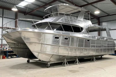 UBI 1740 Customized Luxury Fiberglass Cruising Yacht Boat 17m 40 Passengers Inboard 500HP Engine 30-35 Knots Multi-Use River